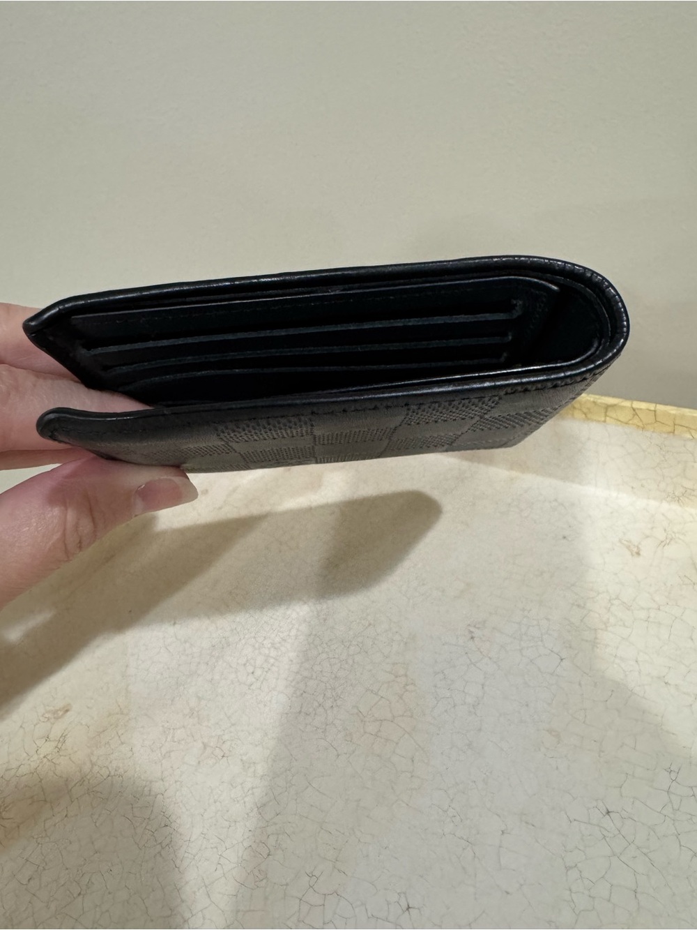 Louis Vuitton Black Damier Infini Bifold Wallet - Picture 5 of 8